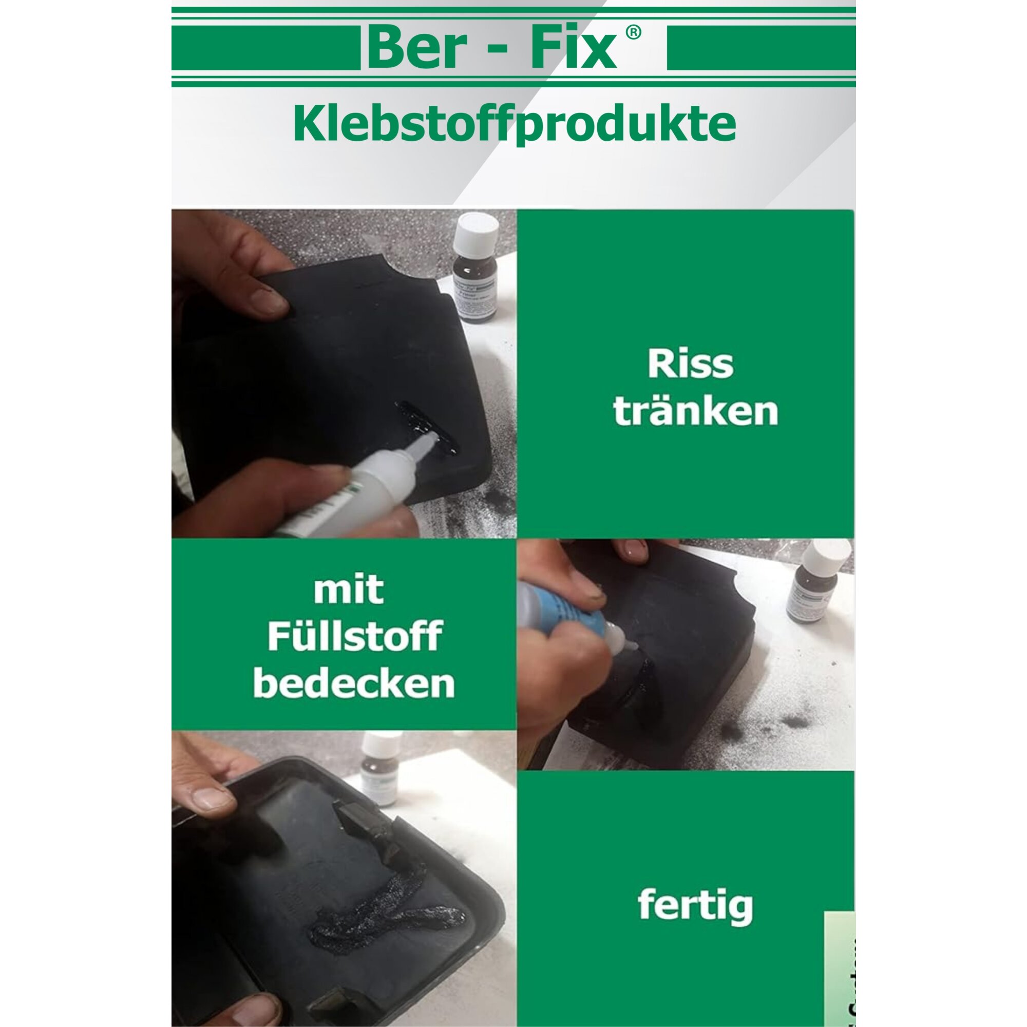 Ber-Fix® Füllstoff – Hochleistungs-Granulat zur Reparatur & Verstärkung | Ideal für Kunststoff, Metall & Holz | Perfekt mit Industriekleber