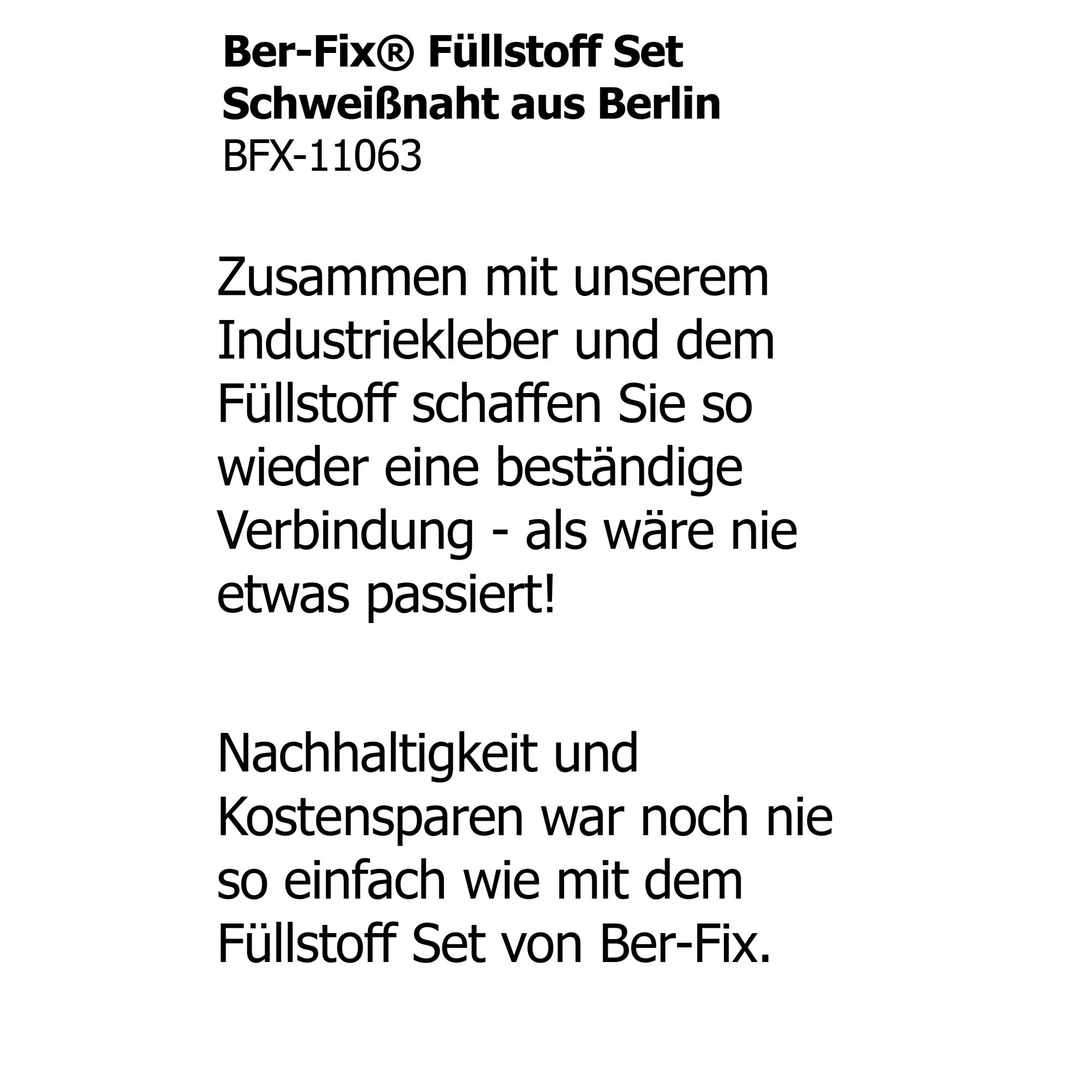 Ber-Fix® Füllstoff Set