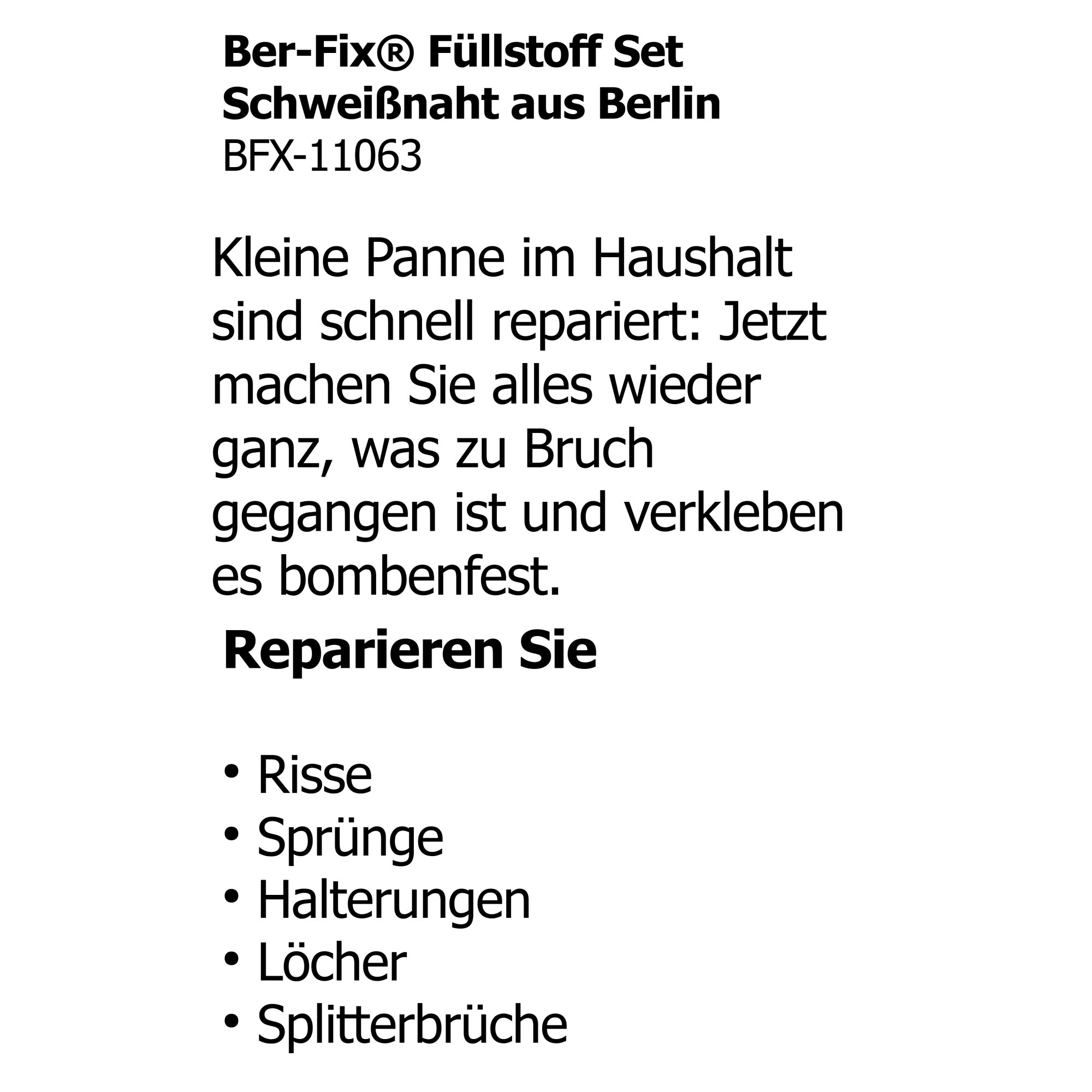 Ber-Fix® Füllstoff Set