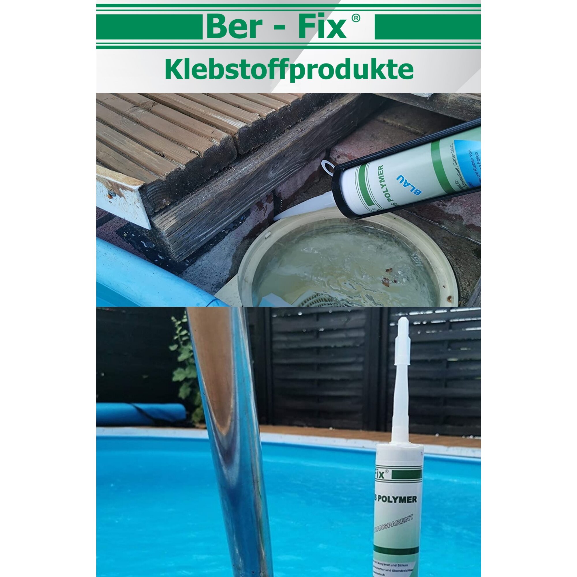 Ber-Fix® MS-Polymer blau - Poolkleber