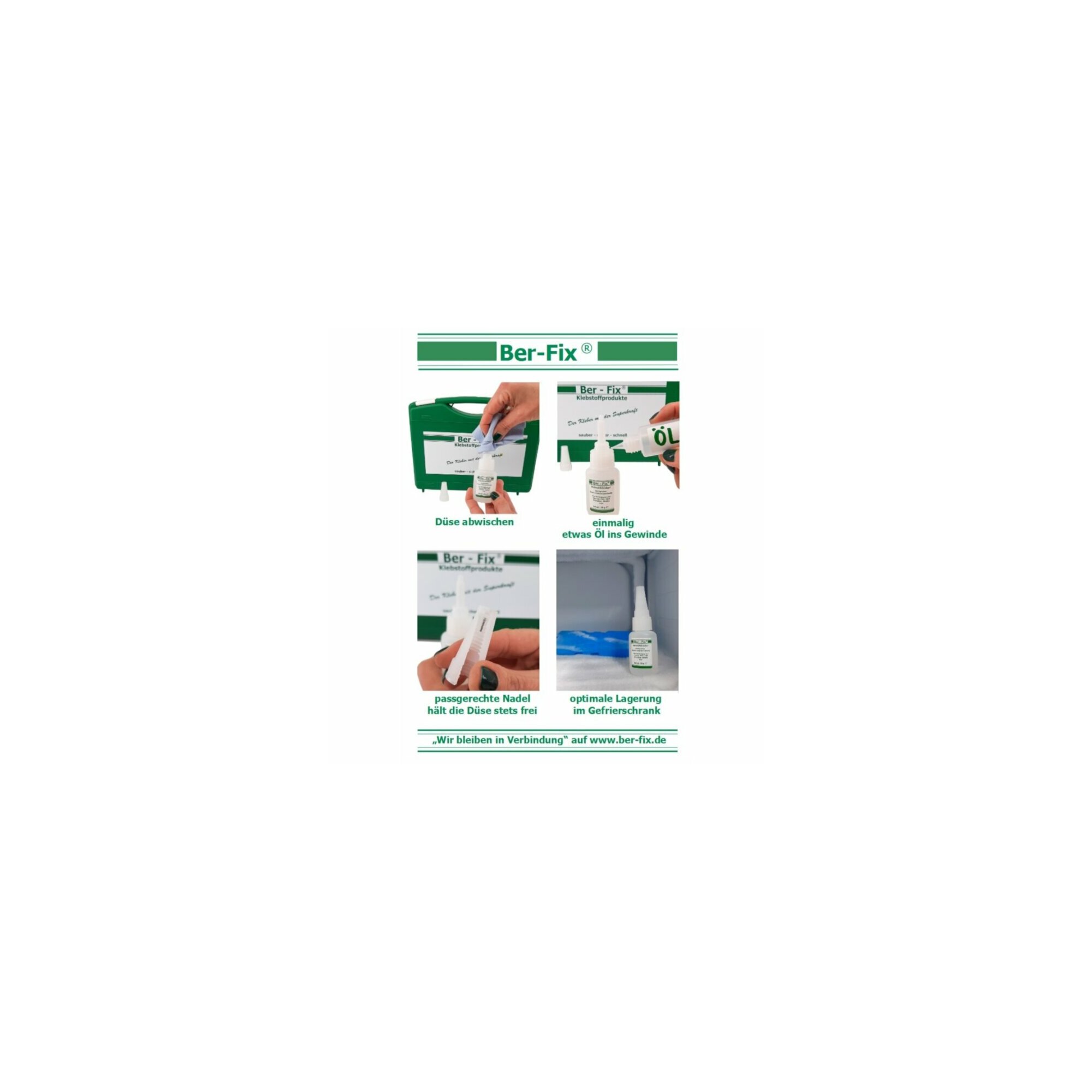 Ber-Fix® Industriekleber (niedrigviskos) 24x 20g