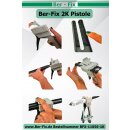 Ber-Fix® 2K-Hochleistungskleber 50g 3 Min. + 5 Extra Spitzen + Pistole