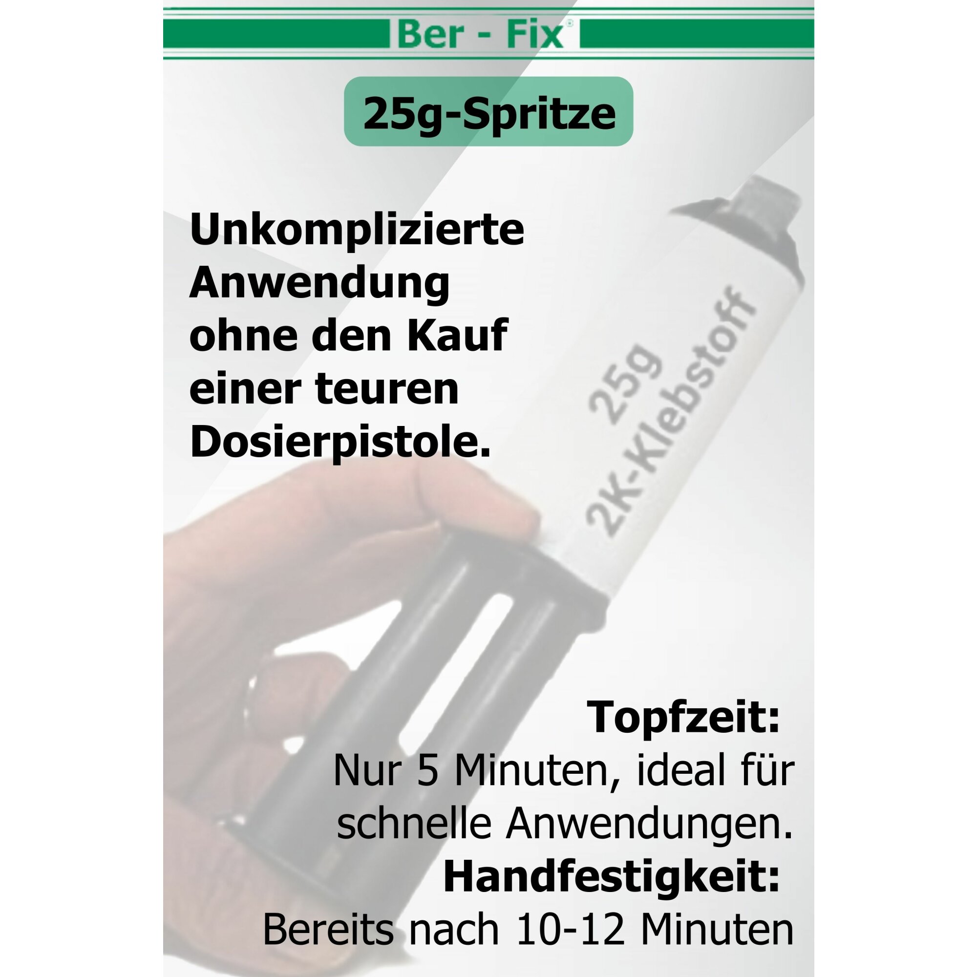 Ber-Fix® Epoxykleber 25g 5 Min. 14x