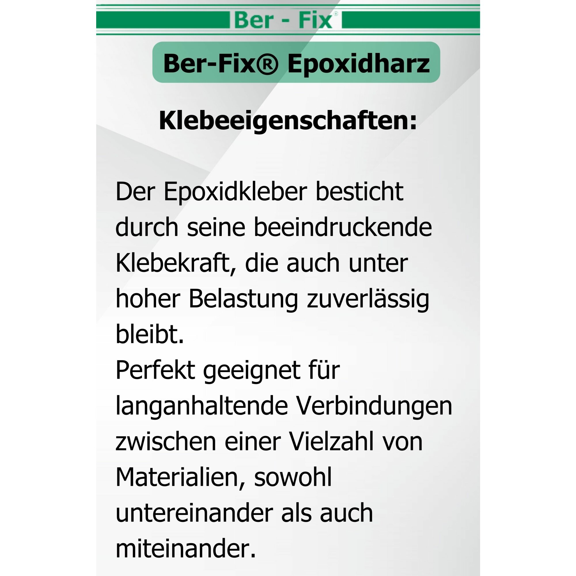 Ber-Fix® Epoxykleber 25g 5 Min. 14x