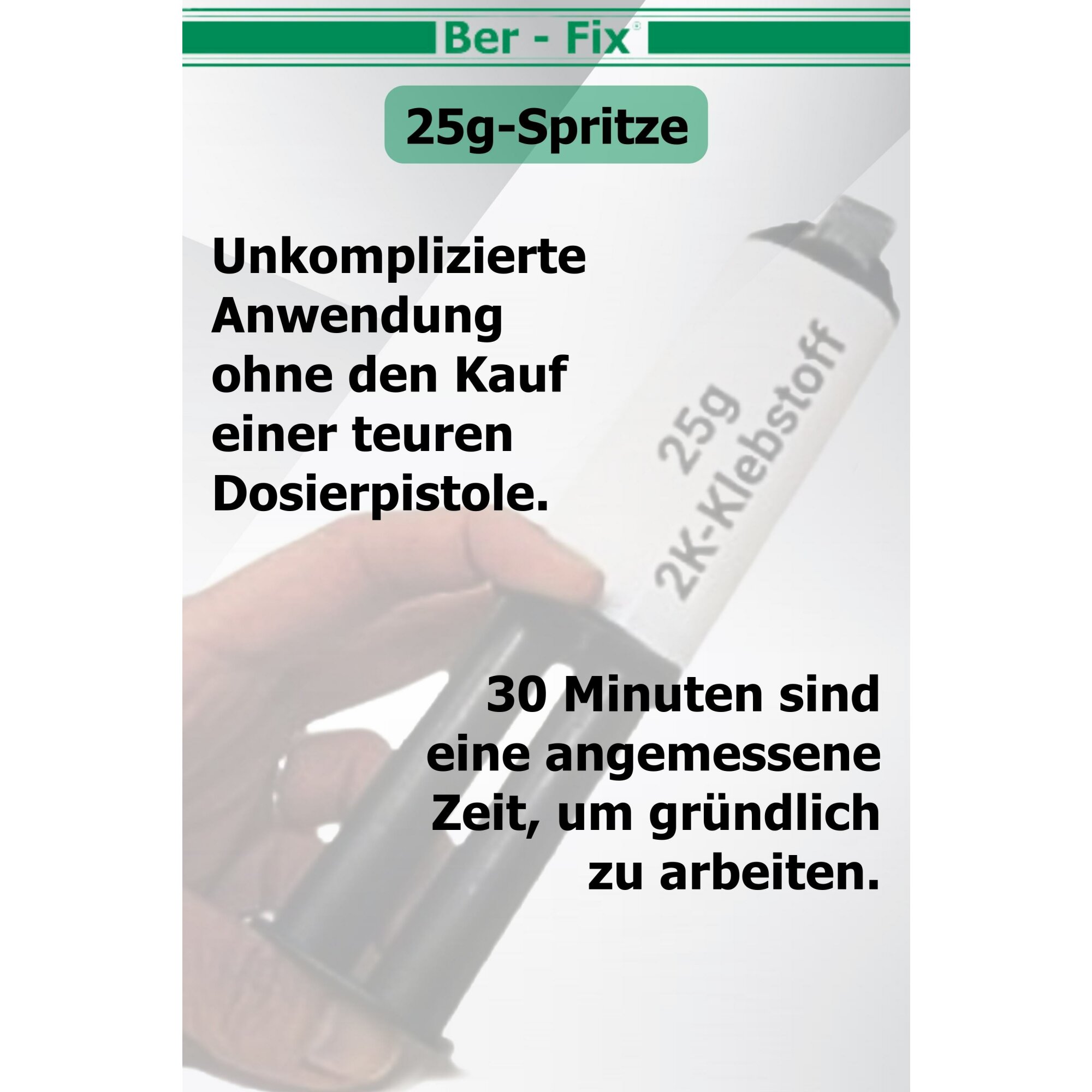 Ber-Fix® Epoxykleber 25g 30 Min. 14x