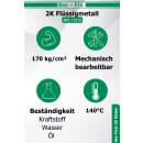 Ber-Fix® Flüssigmetall 50g 30 Min. + 5 Extra Spitzen + Pistole