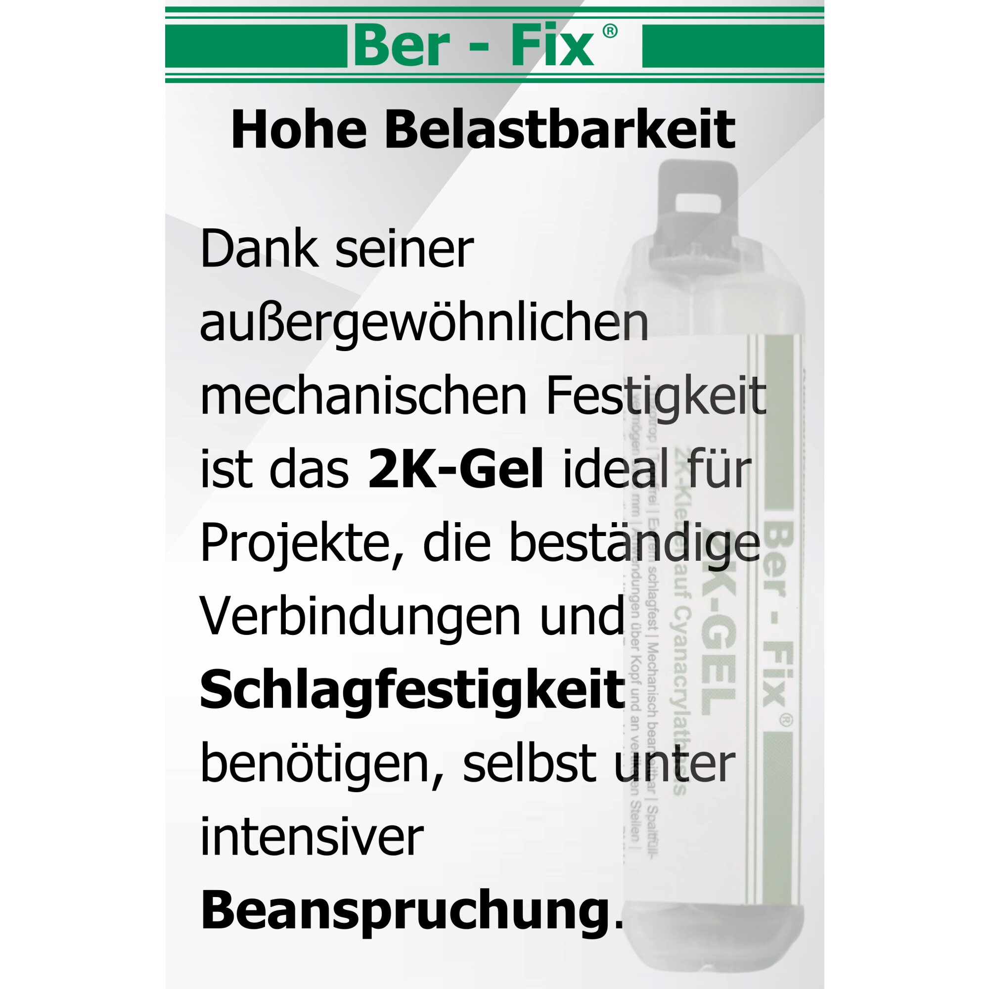 Ber-Fix® 2K Gel Standard 10g 5x