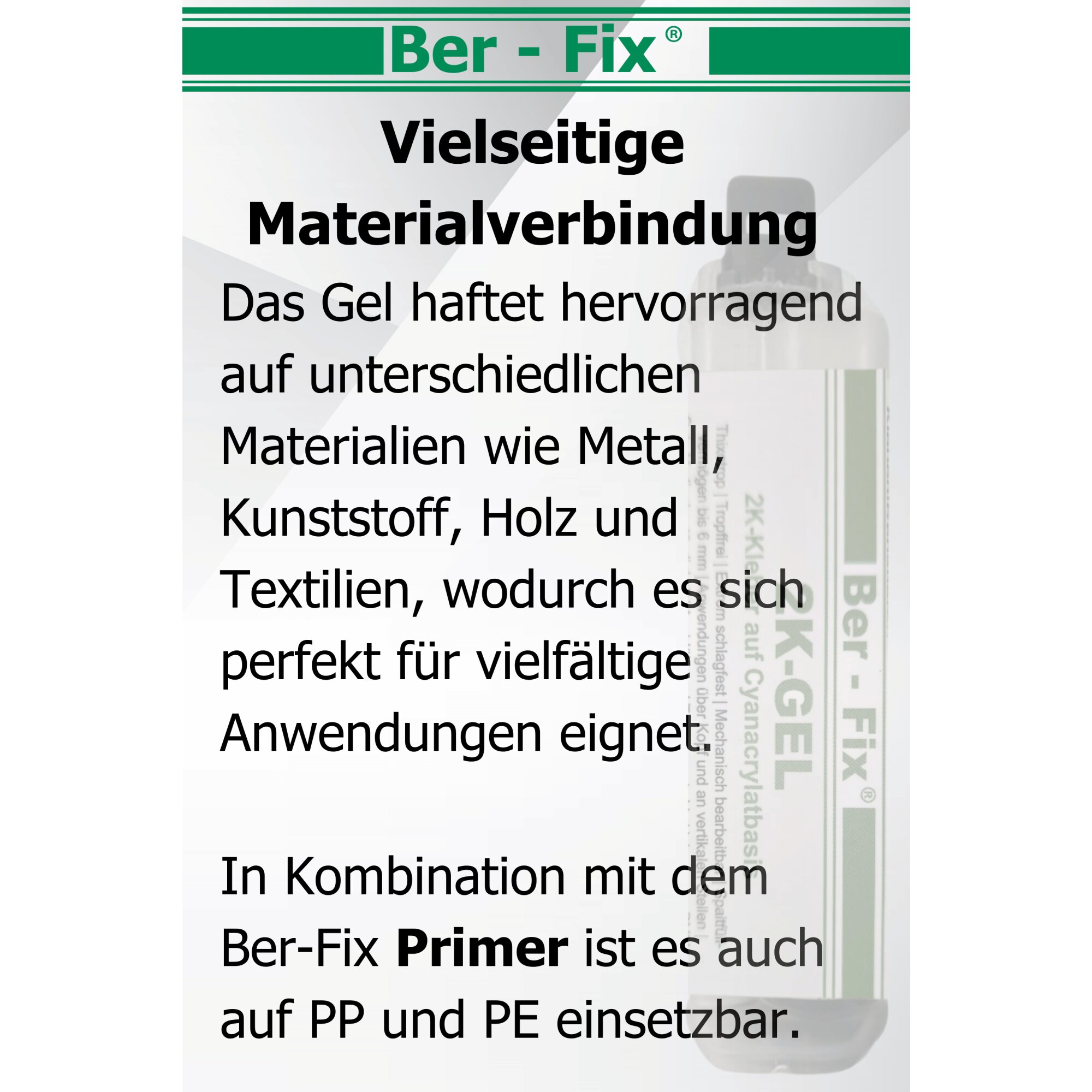 Ber-Fix® 2K Gel Standard 10g 5x