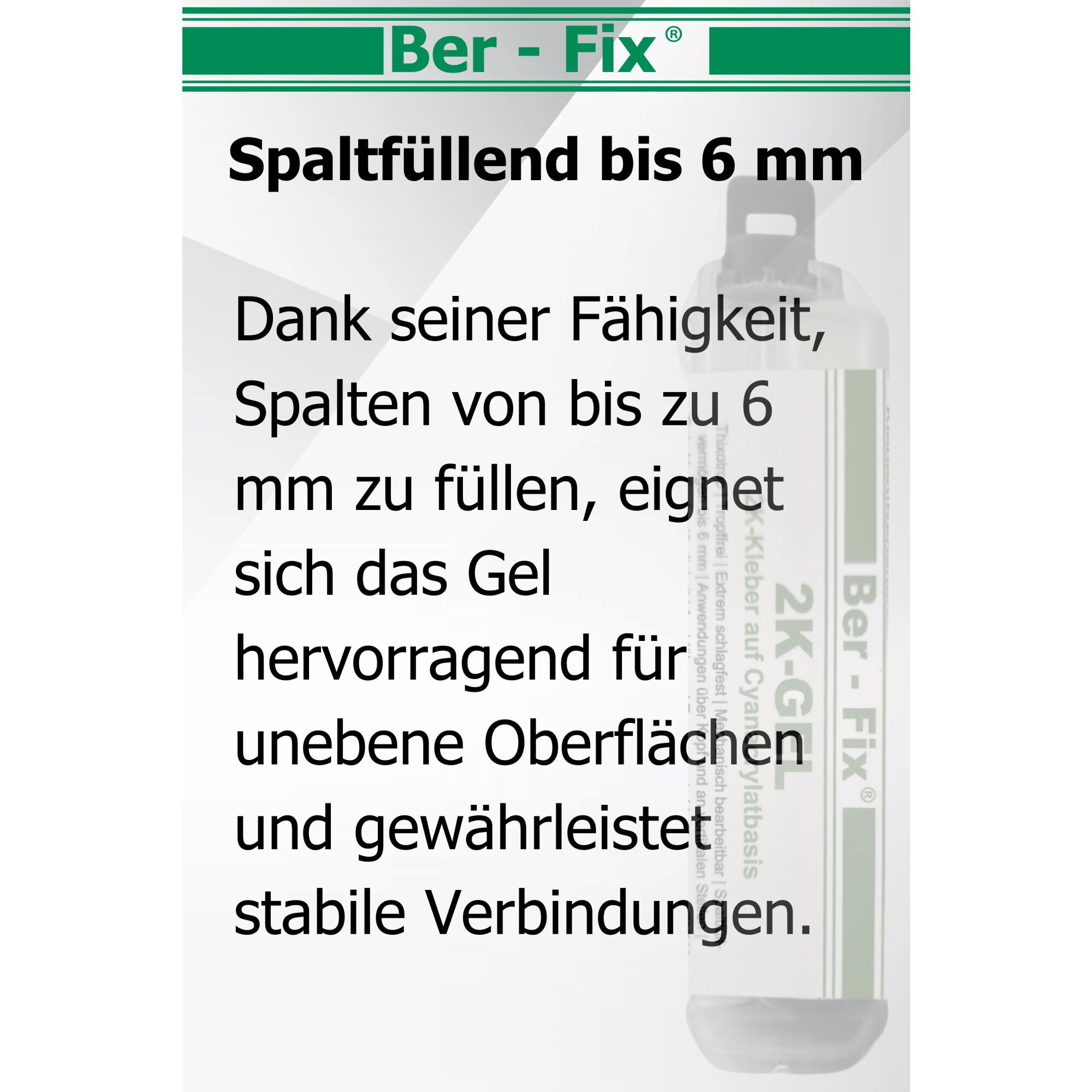 Ber-Fix® 2K Gel Standard 10g 5x