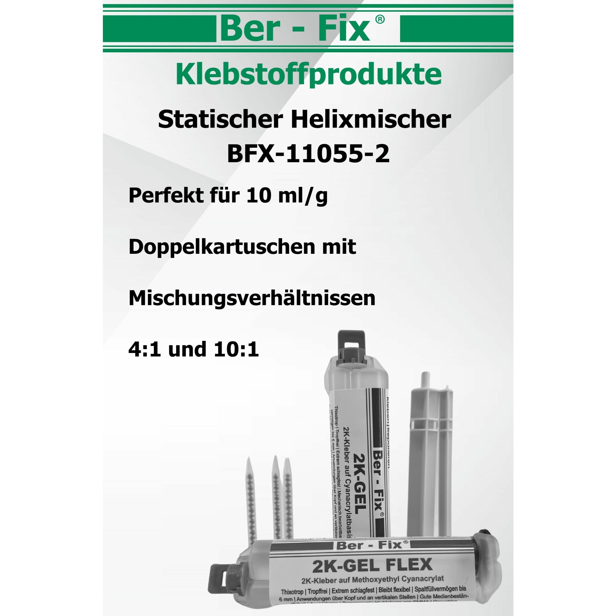 Ber-Fix® Mischdüsen 1:4 10x