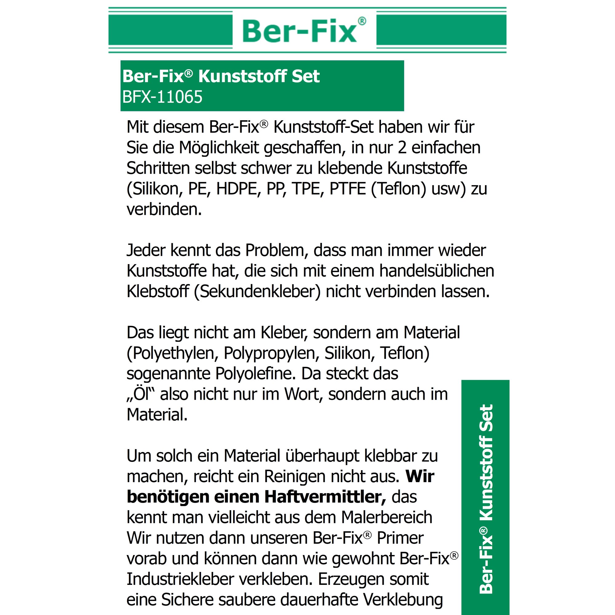 Ber-Fix® Kunststoff-Set Starter