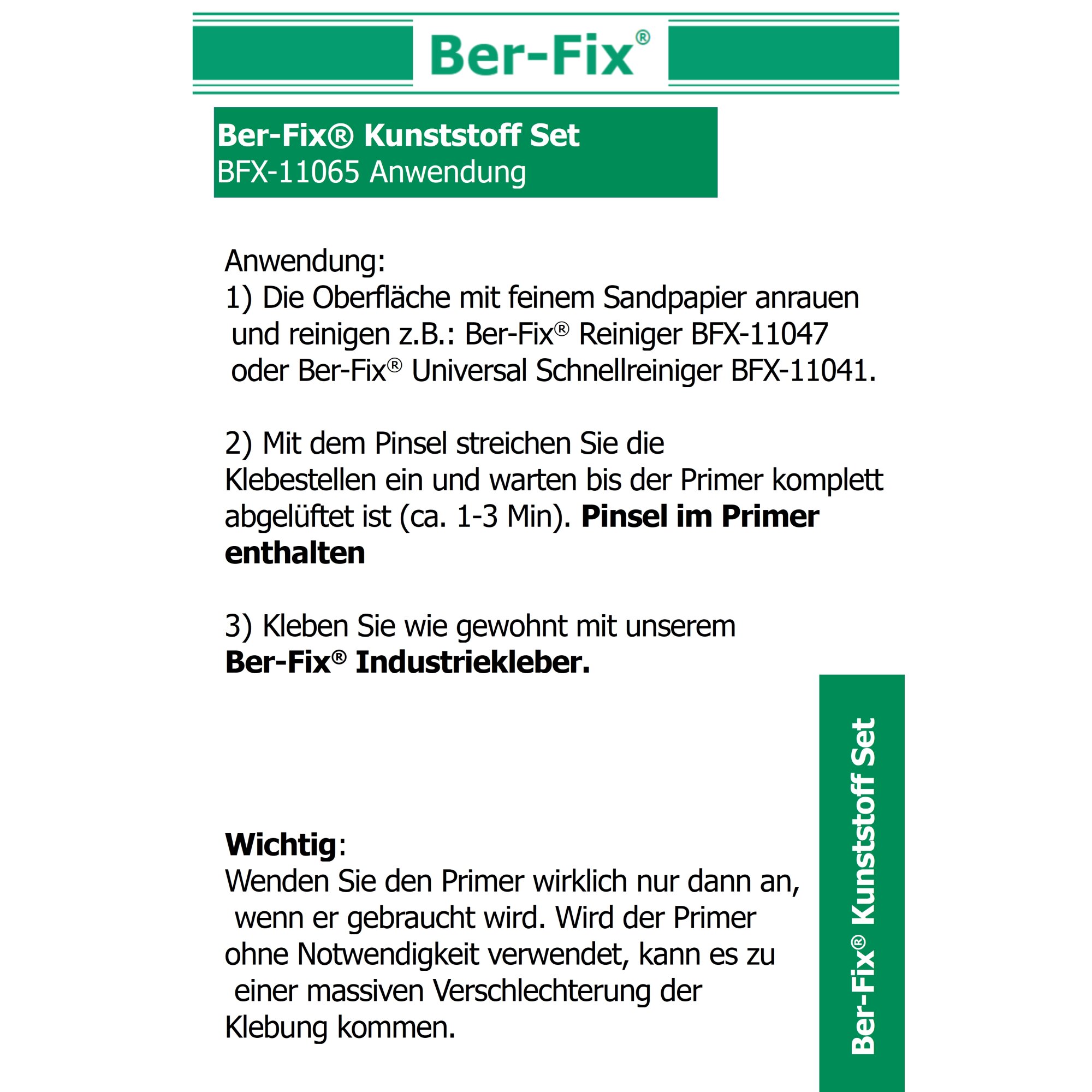 Ber-Fix® Kunststoff-Set Starter