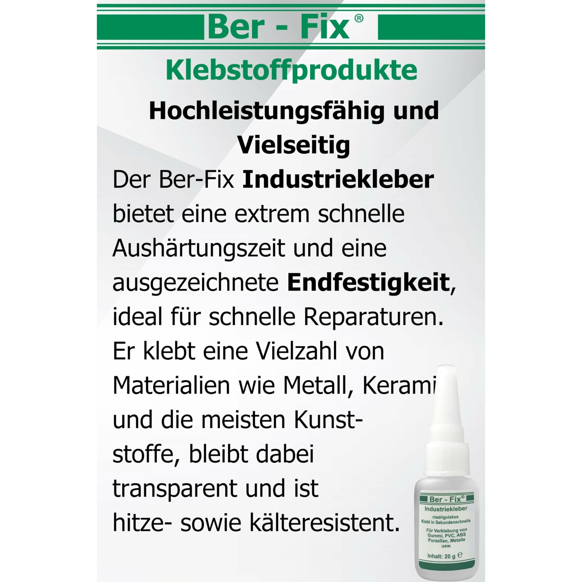 Ber-Fix® Kunststoff-Set Standard