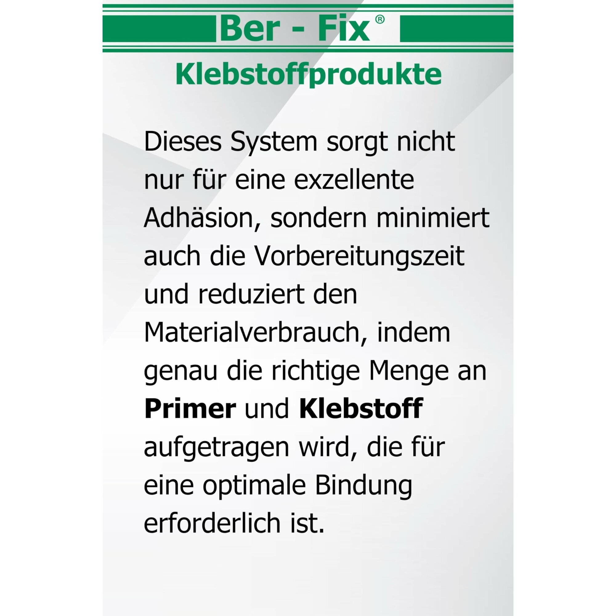 Ber-Fix® Kunststoff-Set Standard