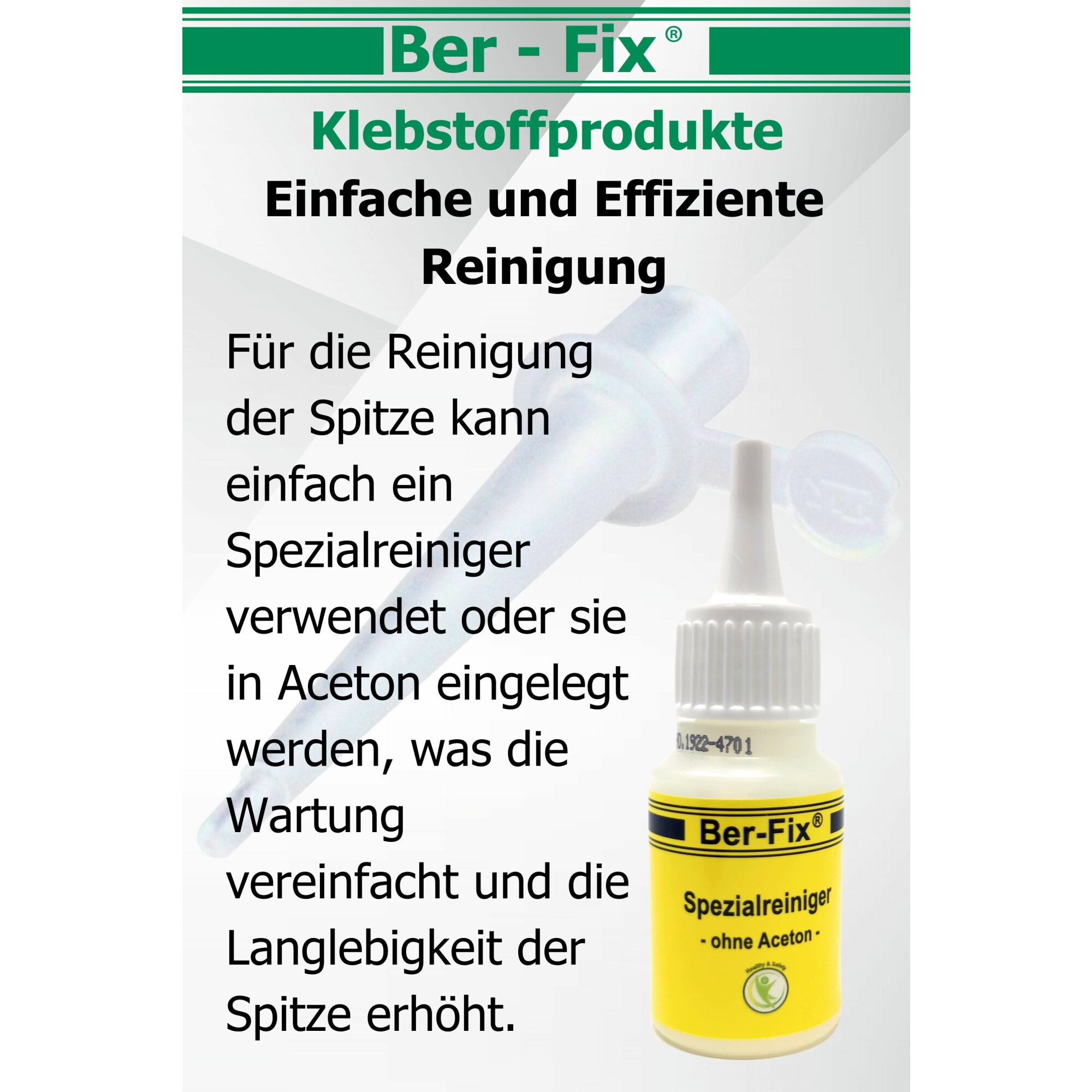 Ber-Fix® Fein-Dosierspitzen – Präzise Applikation für Kleber & Flüssigkeiten | Ideal für feine Arbeiten & schwer zugängliche Stellen