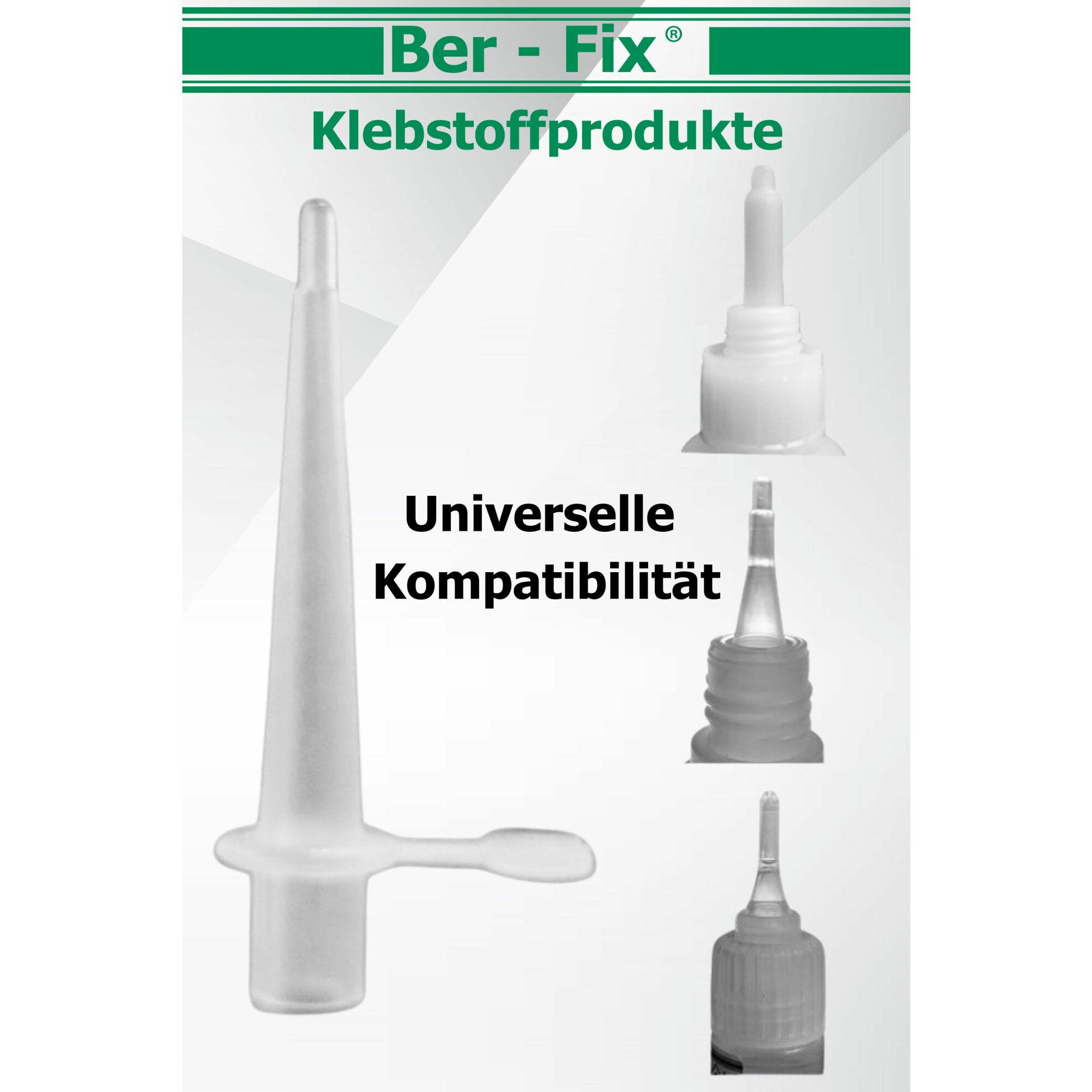 Ber-Fix® Dosierspitzen 3 Stück – Präzise Dosierung für Industriekleber, Sekundenkleber und UV-Kleber