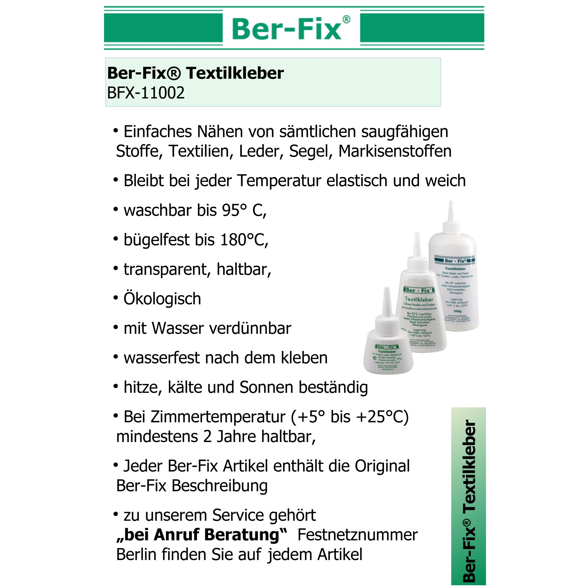 Ber-Fix® Textilkleber 150g