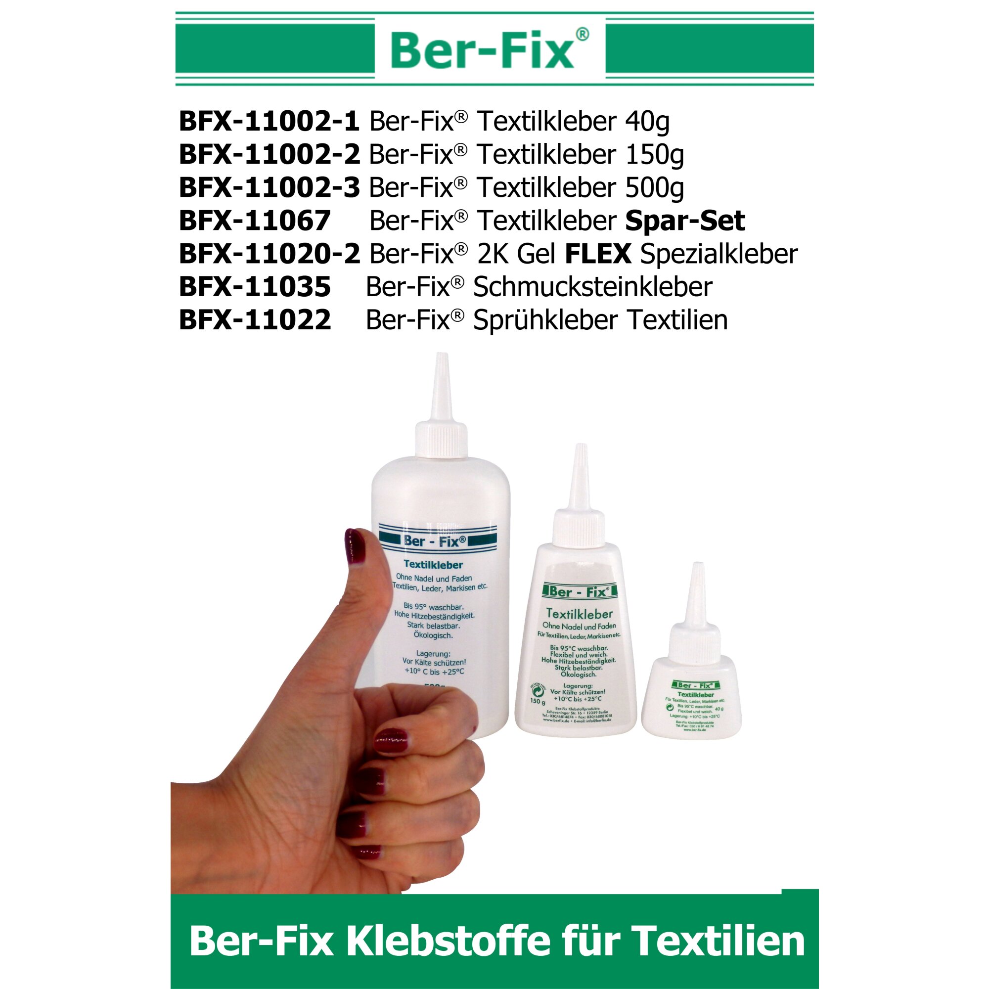 Ber-Fix® Textilkleber 150g