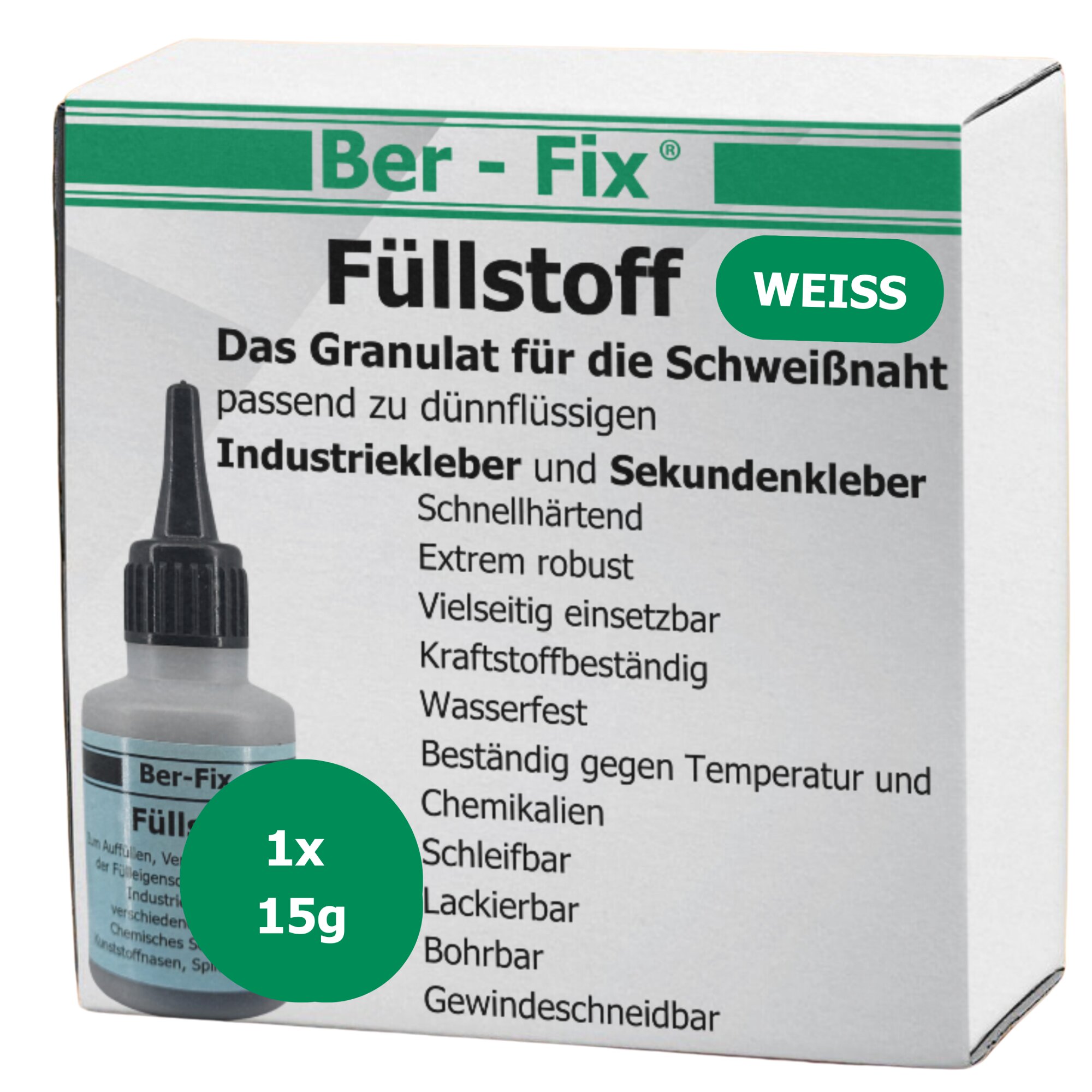 Ber-Fix® Füllstoff Weiß 15g