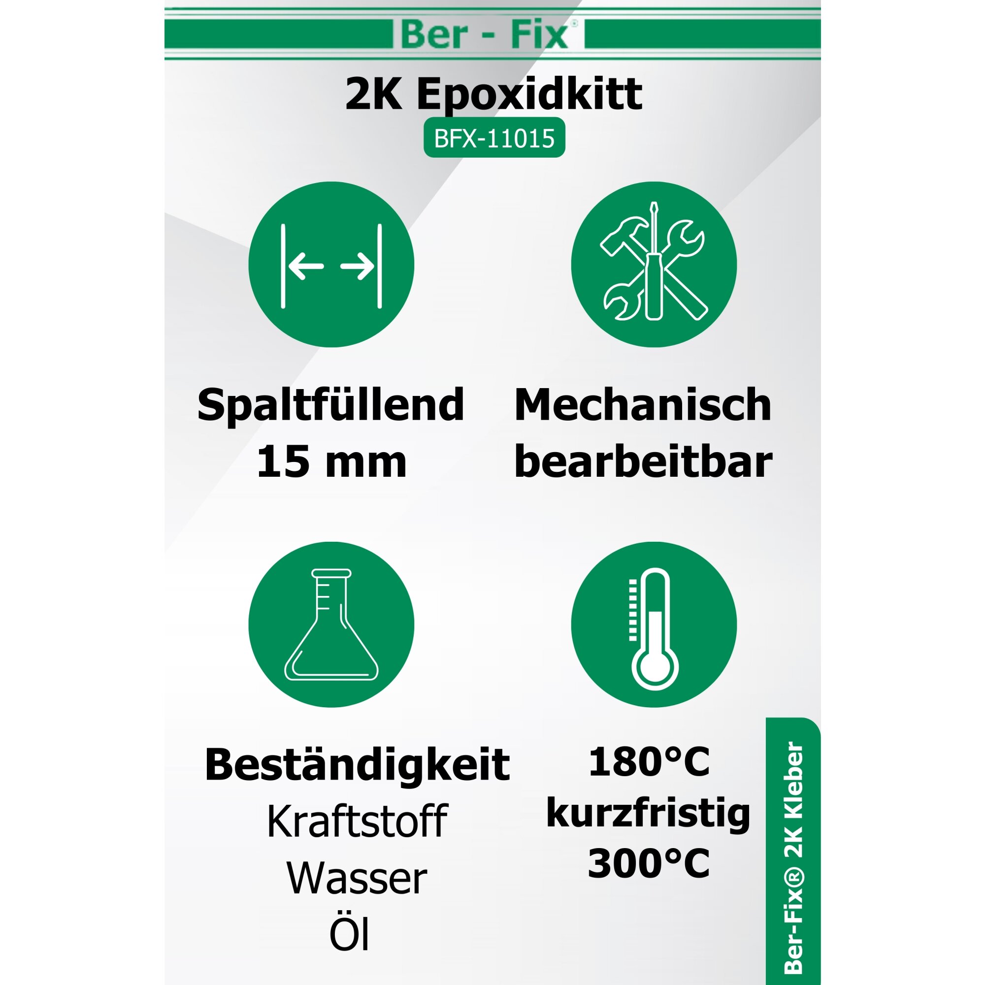 Ber-Fix® Epoxidkitt – Hochtemperatur 2K...