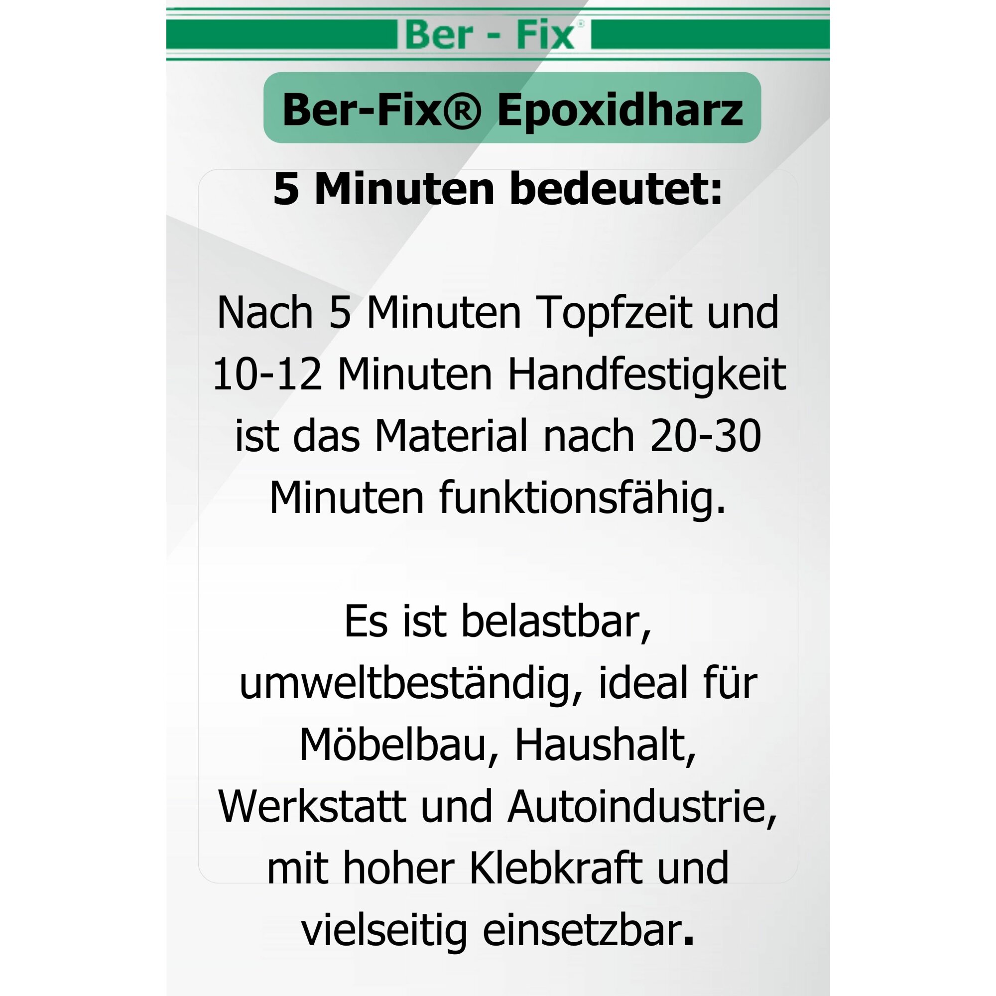 Ber-Fix® Epoxykleber 25g 5 Min.