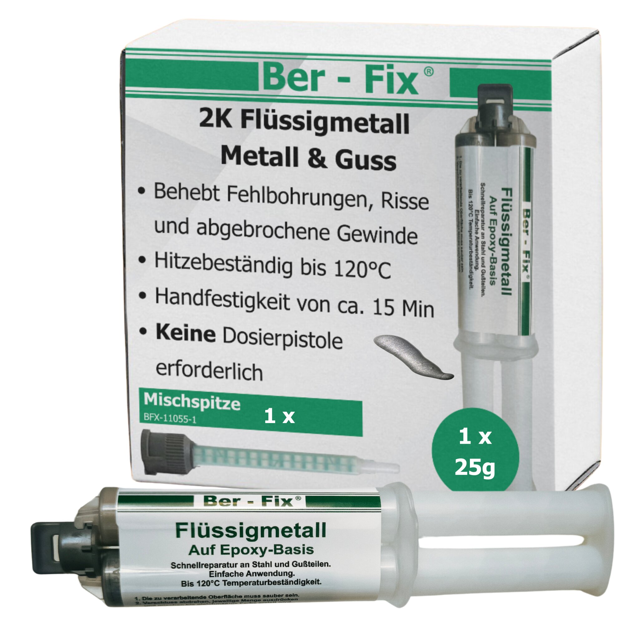 Ber-Fix® 25g 2K Flüssigmetall