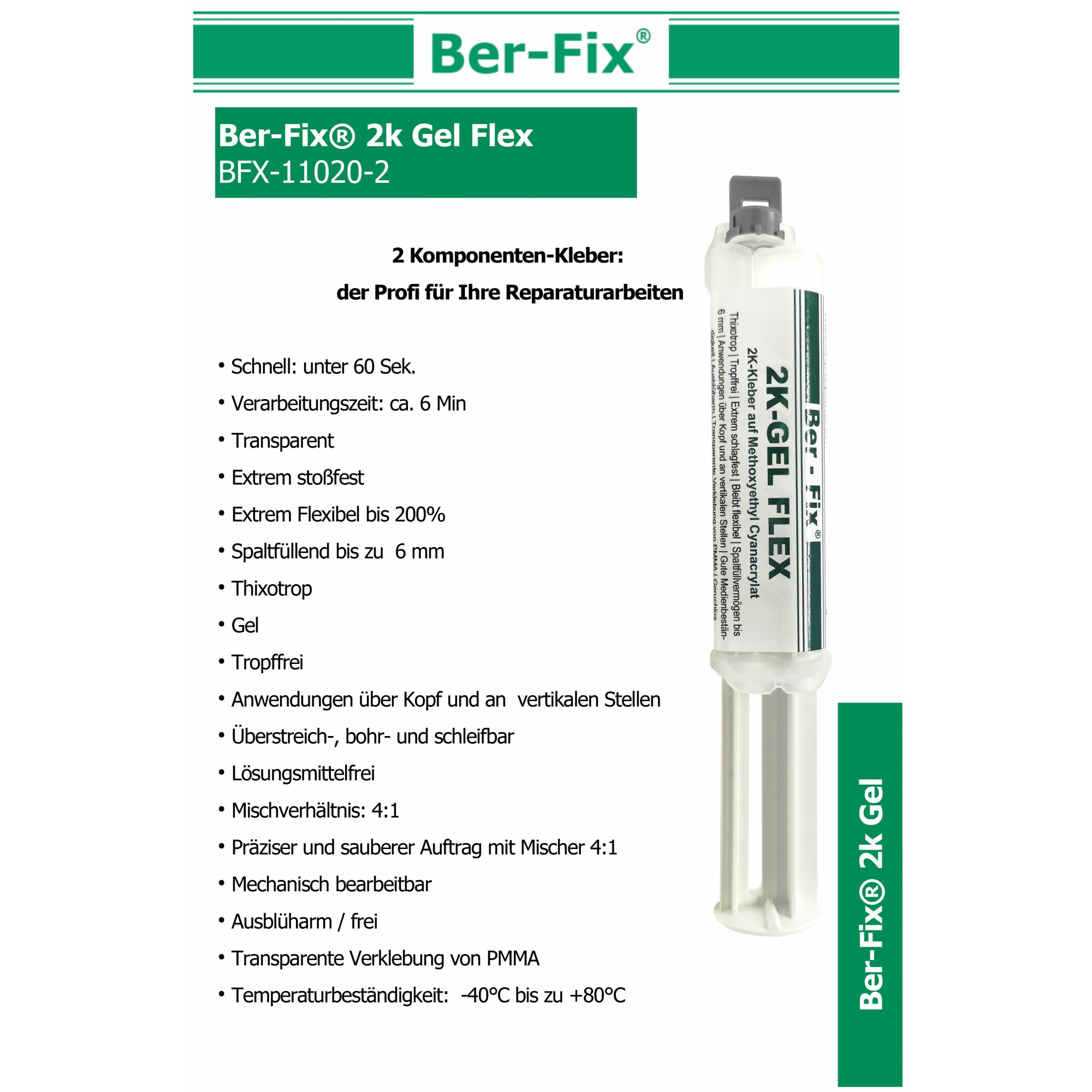 Ber-Fix® 2K-Gel Flex 10g