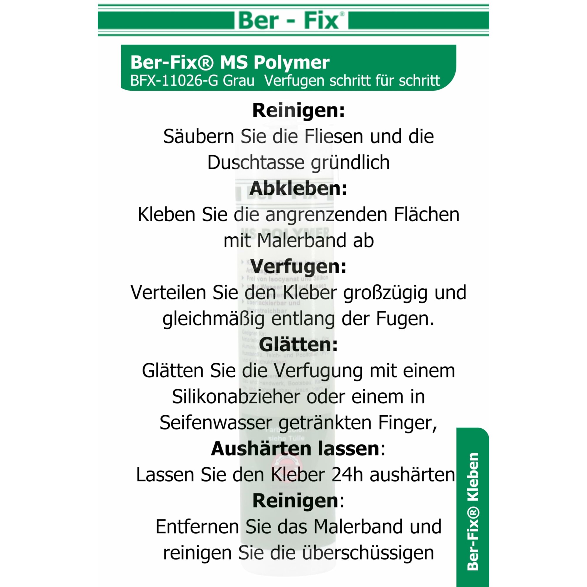 Ber-Fix® MS-Polymer grau