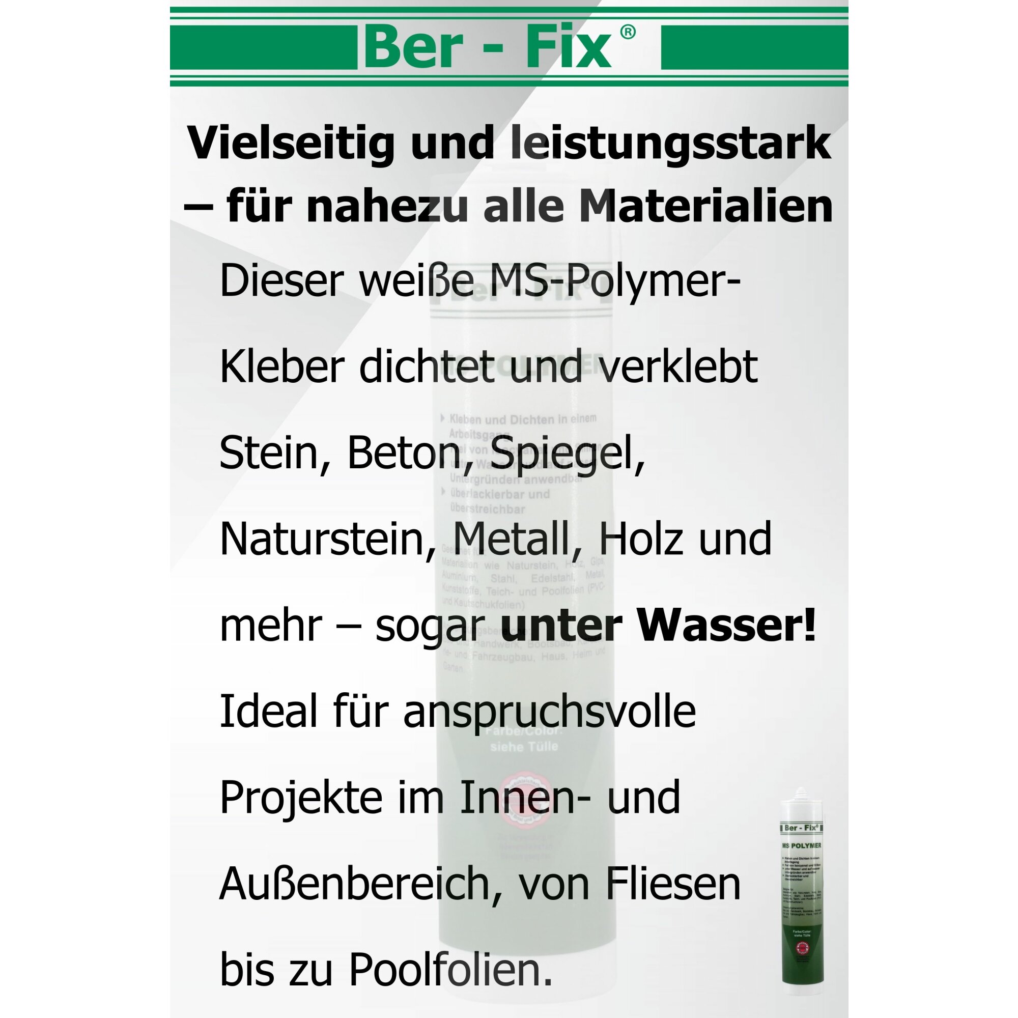 Ber-Fix® MS-Polymer weiss