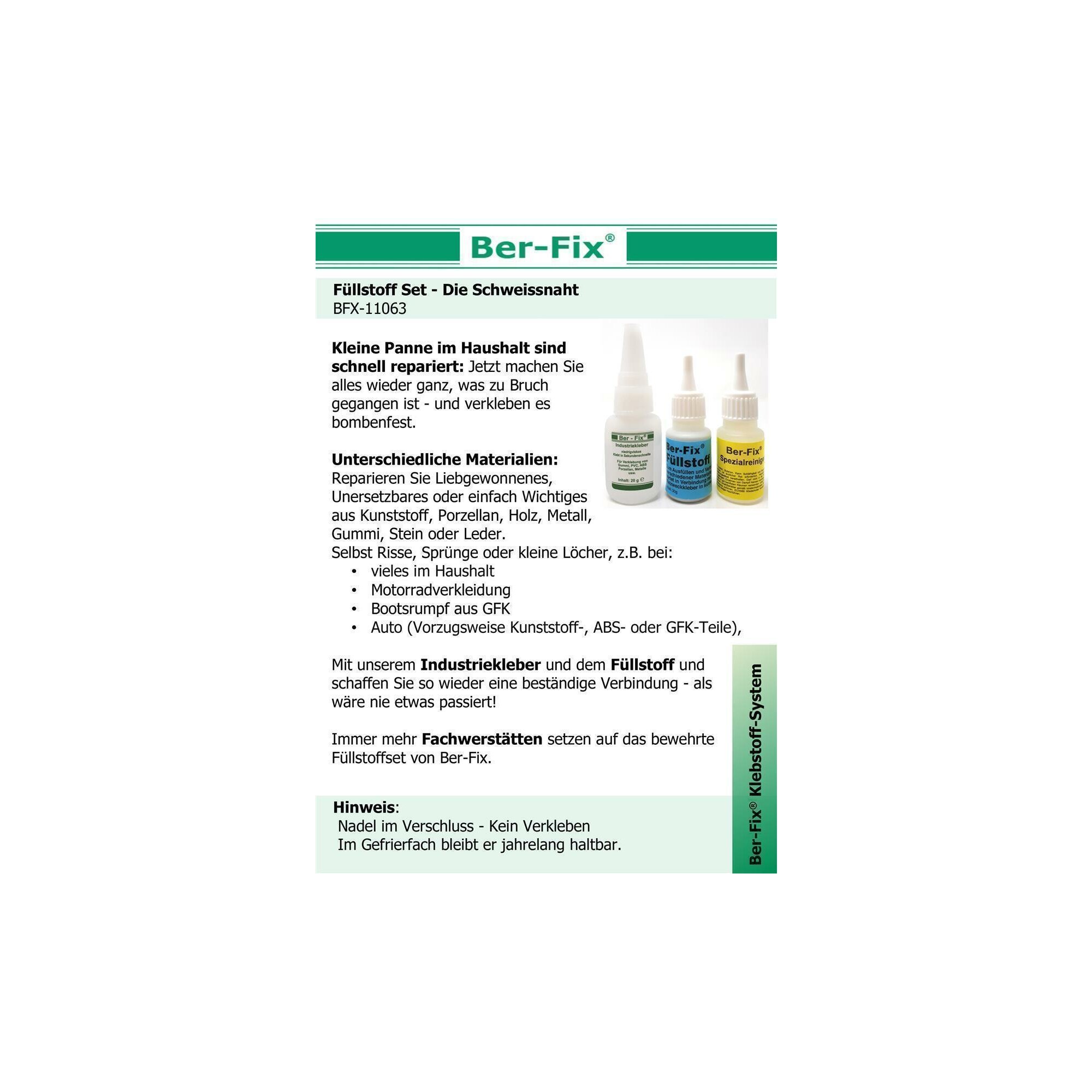 Ber-Fix® Primer-Füllstoff-Set Starter schwarz