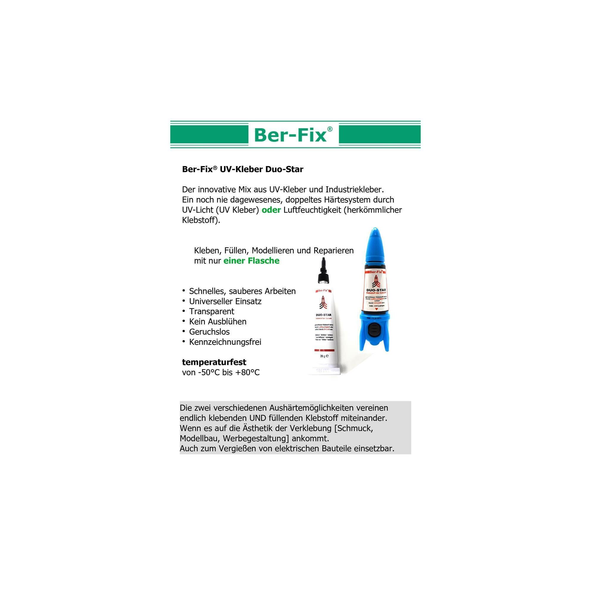 Ber-Fix® Duo-Star im Set OHNE GARANTIE ZUR LAGERBESTÄNDIGKEIT