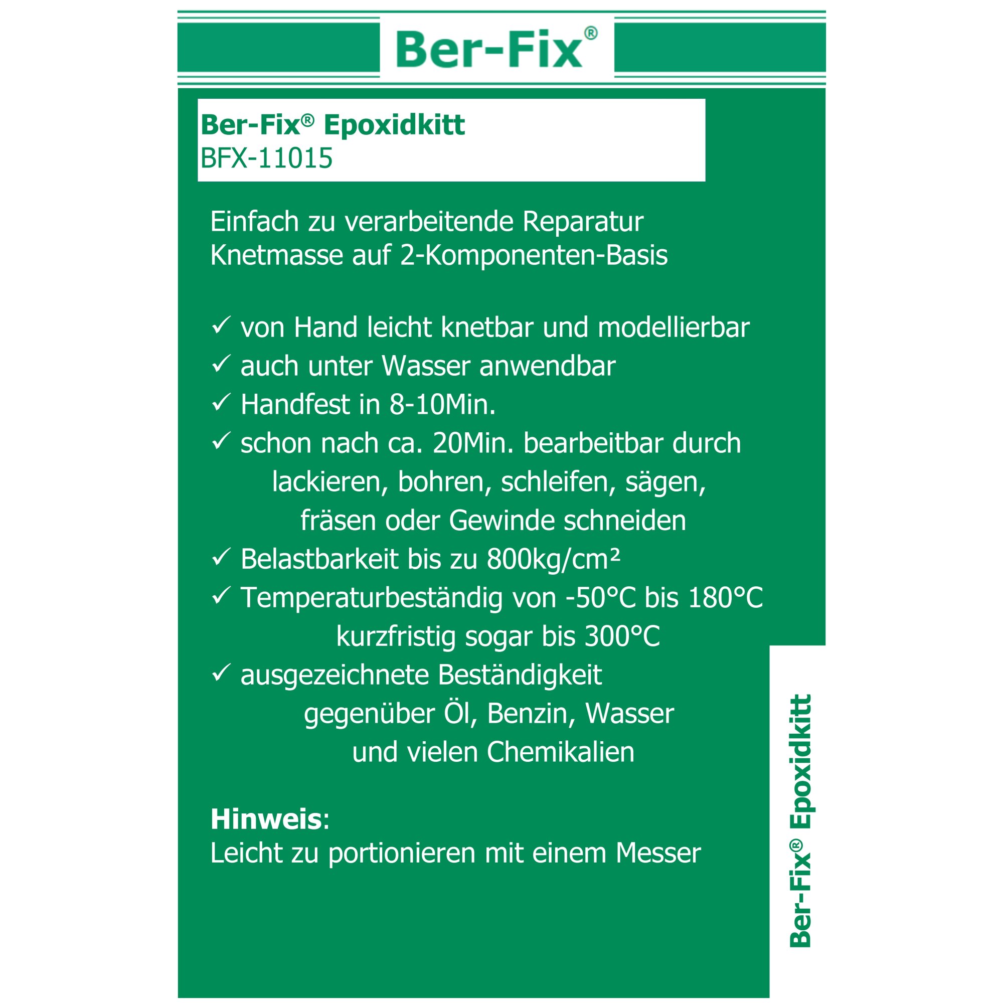 Ber-Fix® Koffer weiß - Weihnachtlich verpackt zum Verschenken